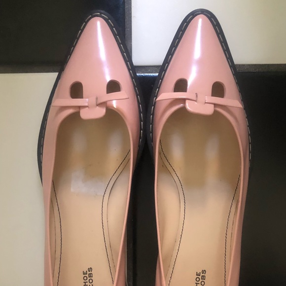 New “The Mouse” Marc Jacobs, Pink Leather w/white outer sole, Sz 39, $195 - Picture 2 of 3
